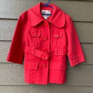 Kenzie Red Spring Fancy Blazer, size S
